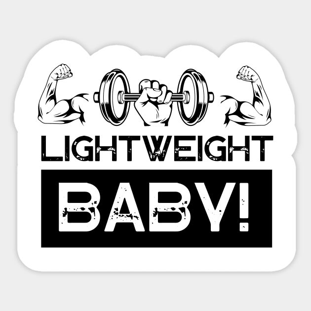 Lightweight Baby T-Shirt Sticker by Ampzy